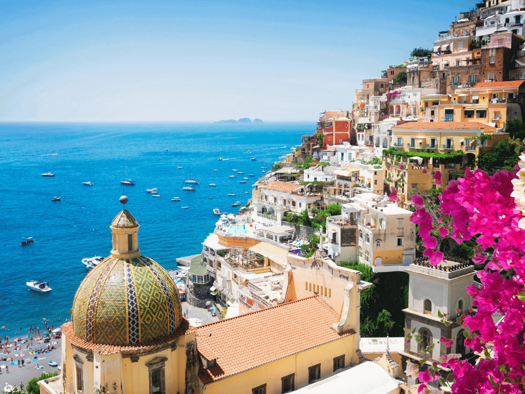 Vibrant scene from Italy